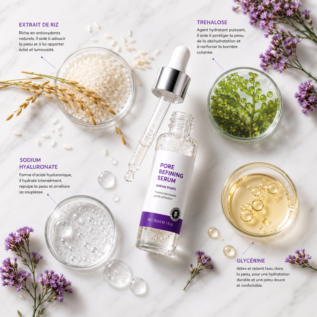 Sérum Pores & Éclat — Rétinol & Niacinamide
