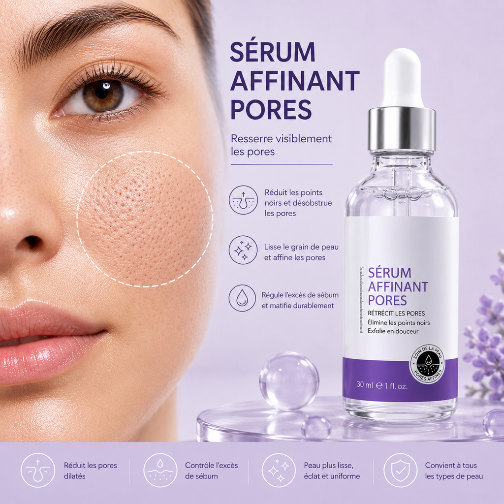 Sérum Pores & Éclat — Rétinol & Niacinamide